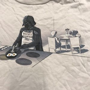 Darth Vader World’s Greatest Dad T-shirt Sz L